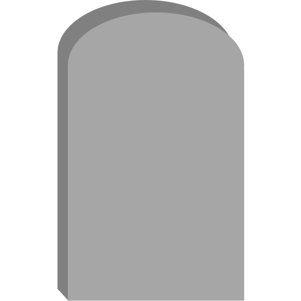 SVG Simple gravestone