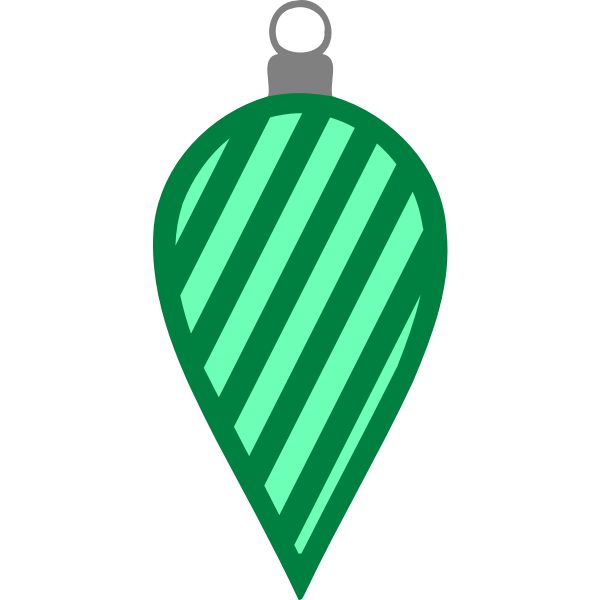 SVG Simple green bauble