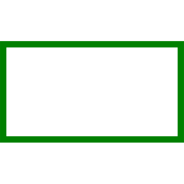 SVG simple green rectangle