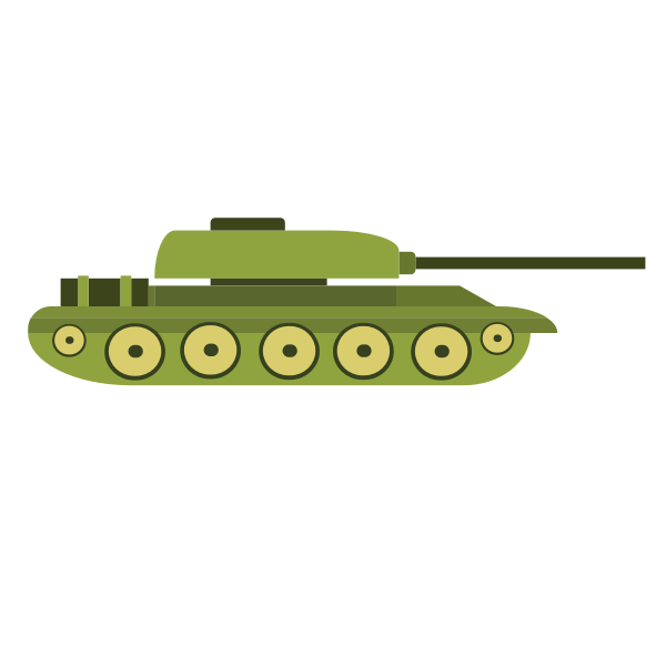 SVG simple green tank
