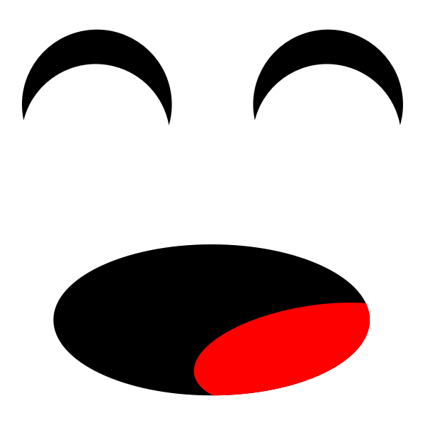 SVG Simple happy face
