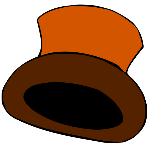 SVG Simple hat vector graphics