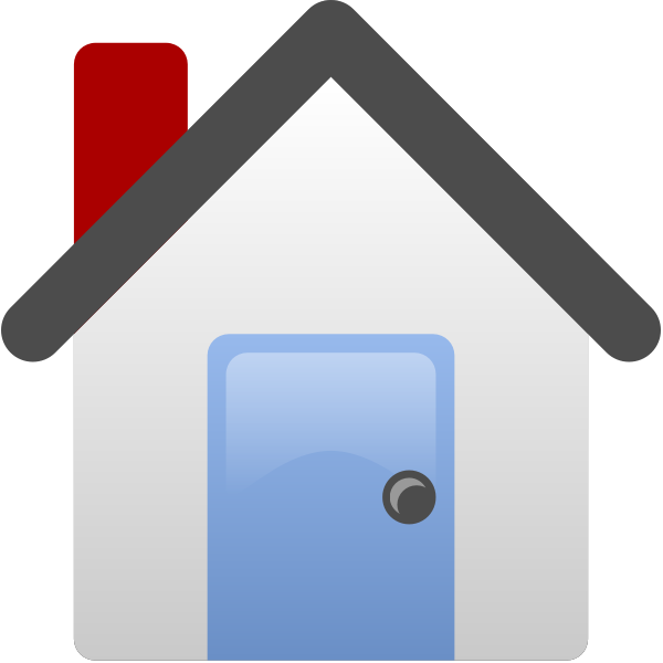 SVG Simple house vector clip art