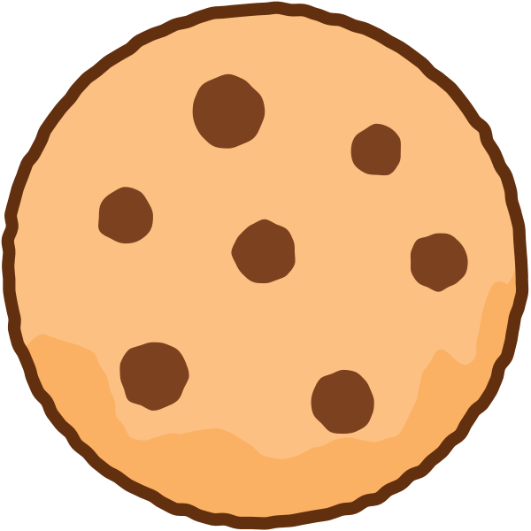 SVG Simple illustration of a cookie