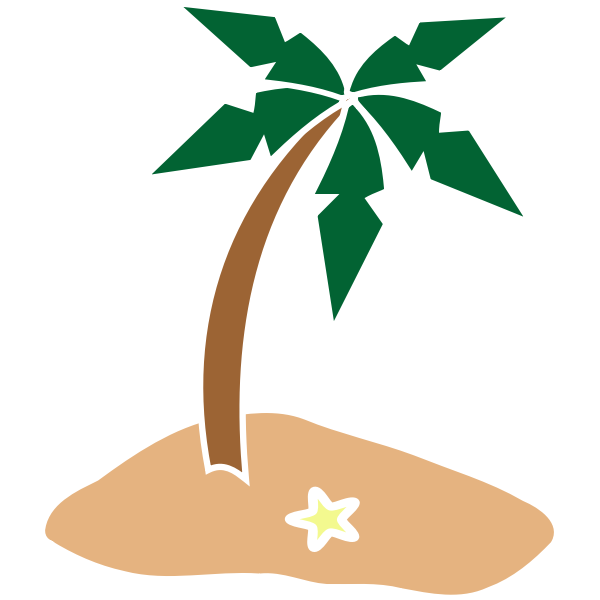 SVG Simple island
