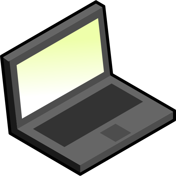SVG Simple laptop