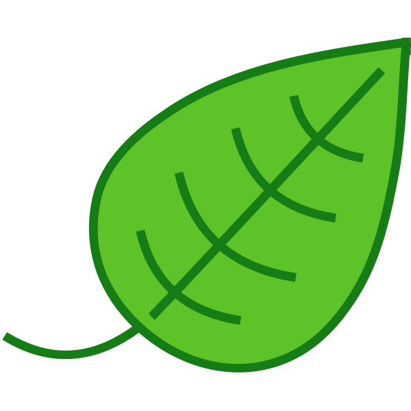 SVG Simple leaf