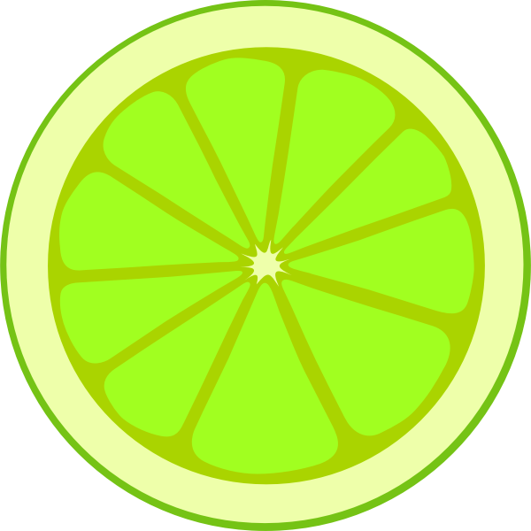 SVG Simple lime section