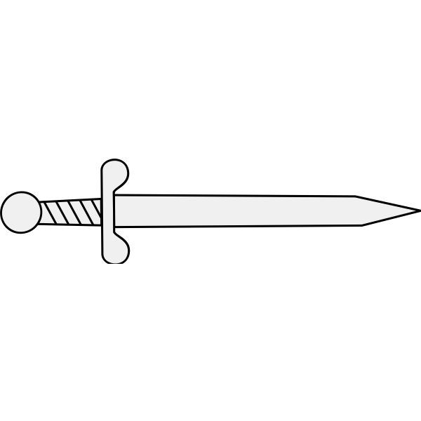 SVG Simple medieval sword