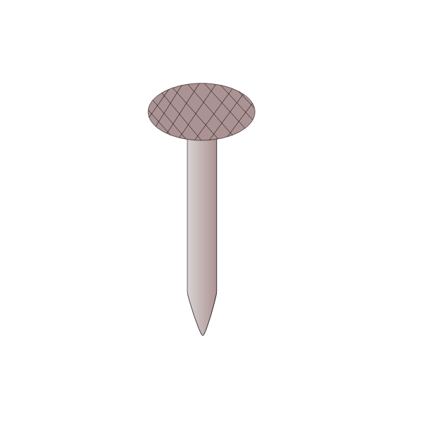SVG Simple nail vector clip art