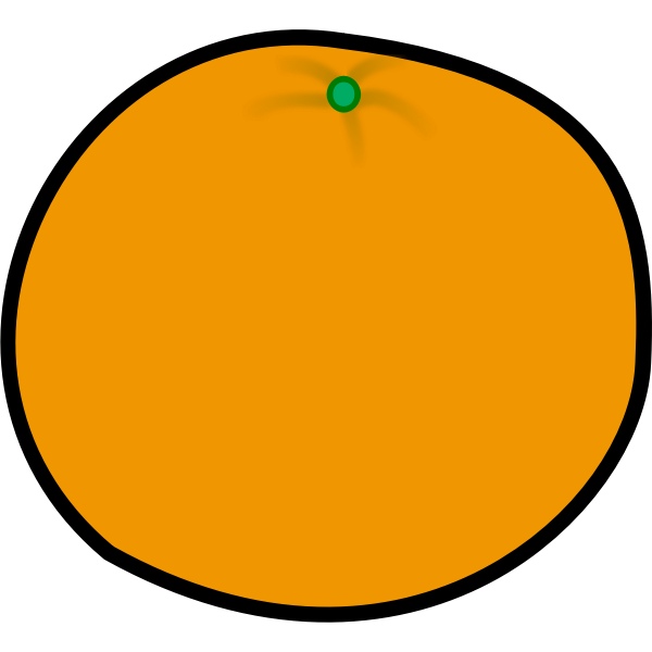 SVG Simple orange