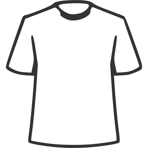 SVG Simple outlined shirt