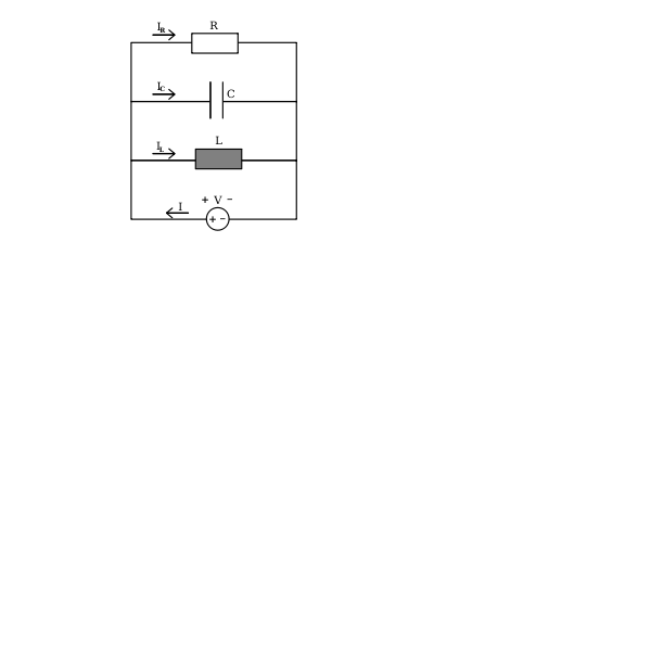 SVG Simple parallel electric circuit