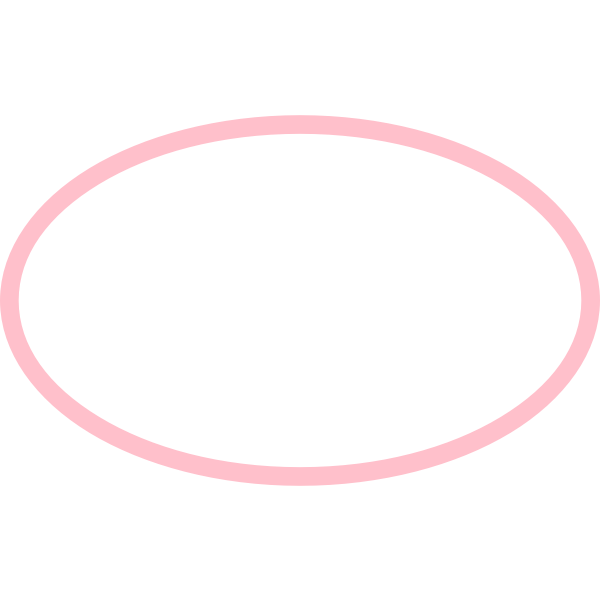 SVG simple pink ellipse