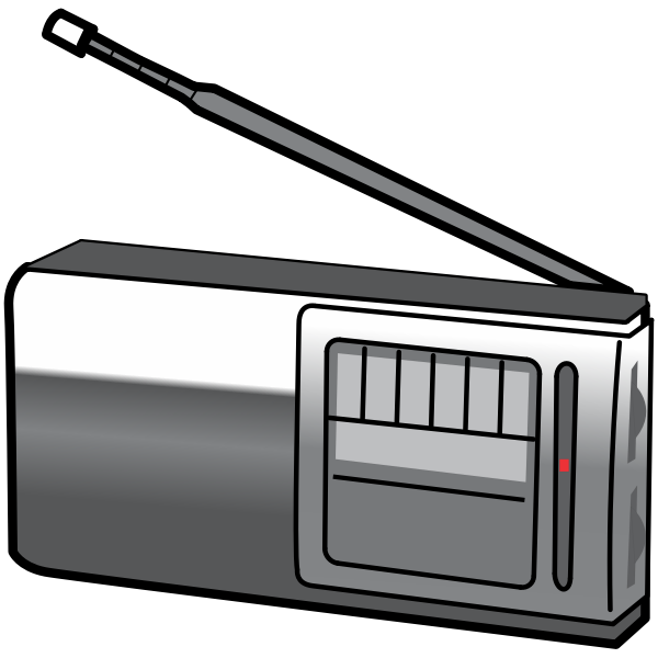 SVG Simple portable radio