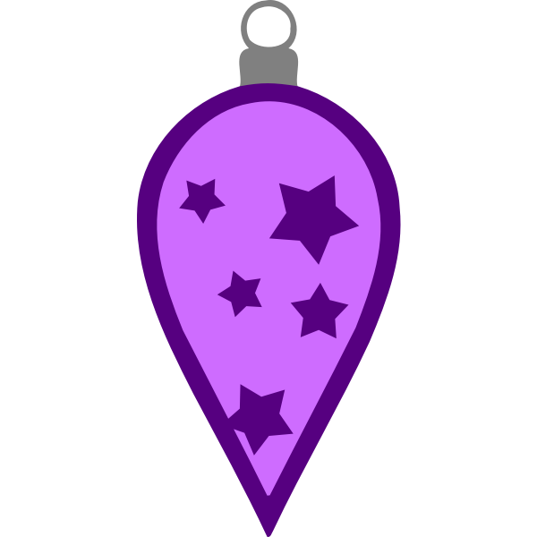 SVG Simple purple bauble