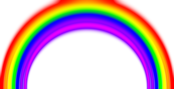 SVG Simple Rainbow with Blur