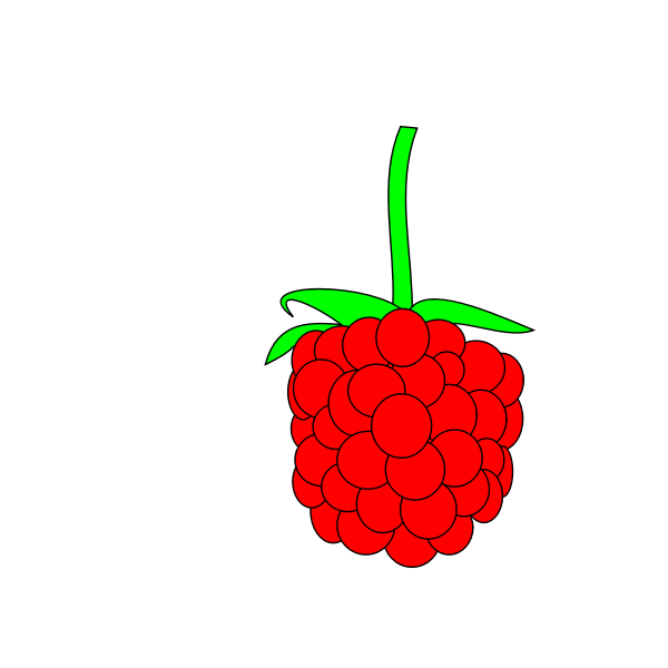 SVG Simple raspberry