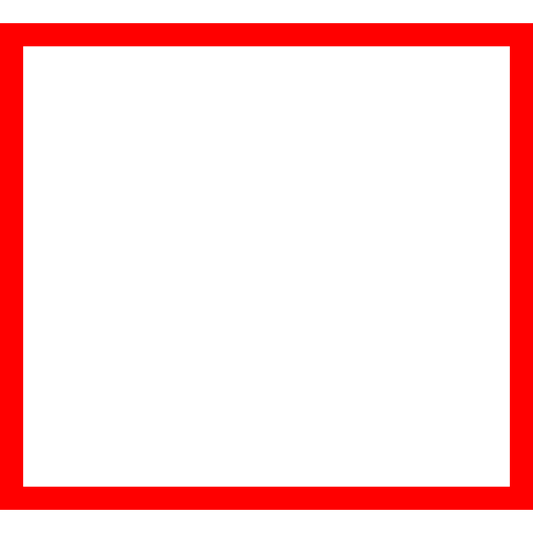 SVG simple red square