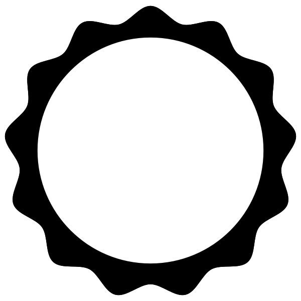 SVG Simple seal frame