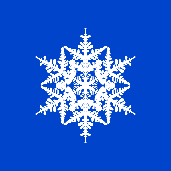 SVG Simple snowflake