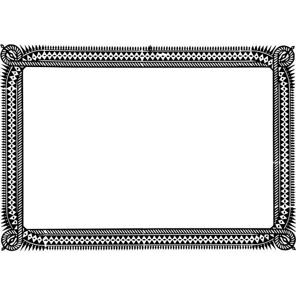 SVG Simple Spike Frame