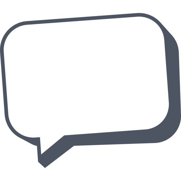 SVG Simple talk bubble