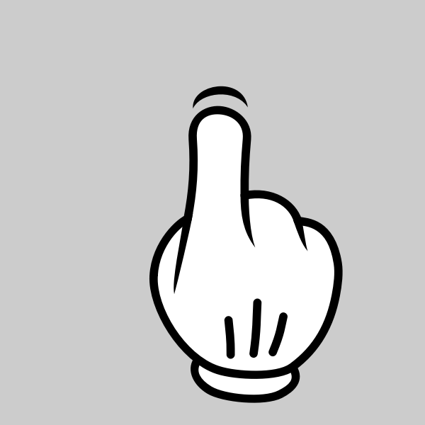 SVG Simple tap cursor