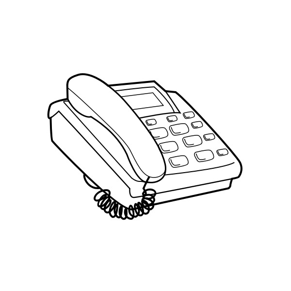 SVG Simple telephone