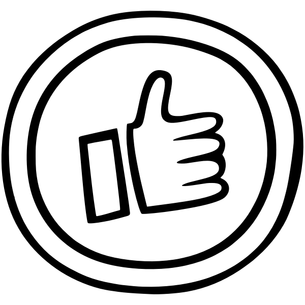 SVG Simple Thumbs Up