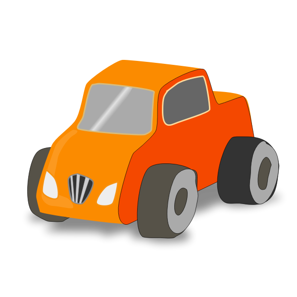 SVG Simple toy car truck vector image
