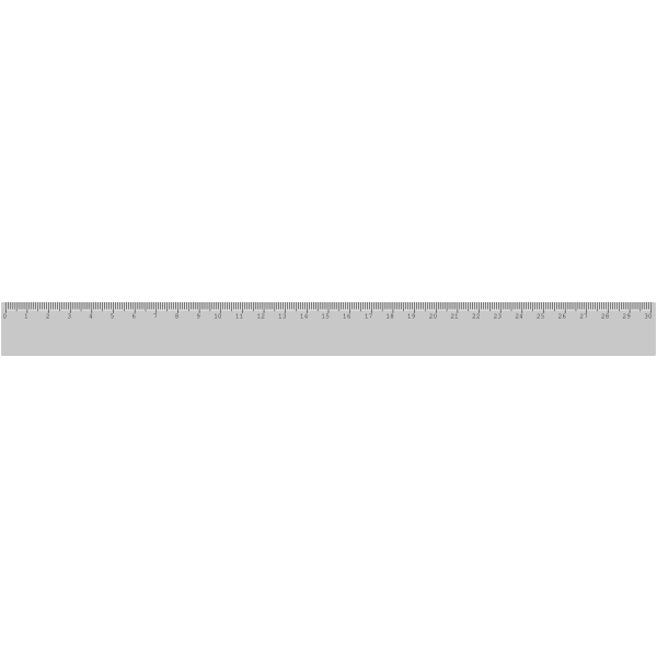 SVG simple transparent ruler with scale till 30cm