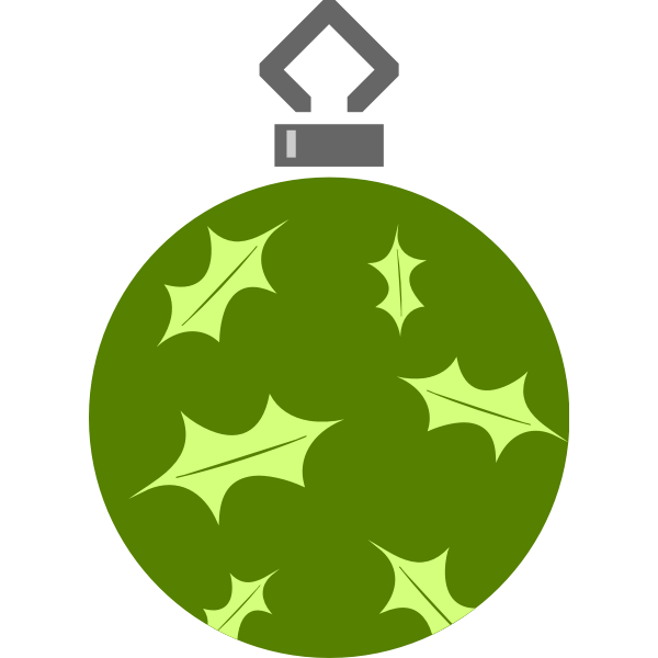 SVG Simple tree bauble image