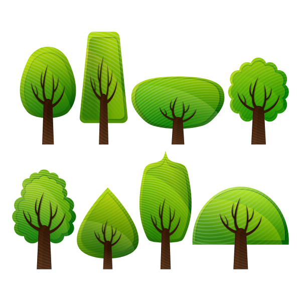 SVG Simple trees
