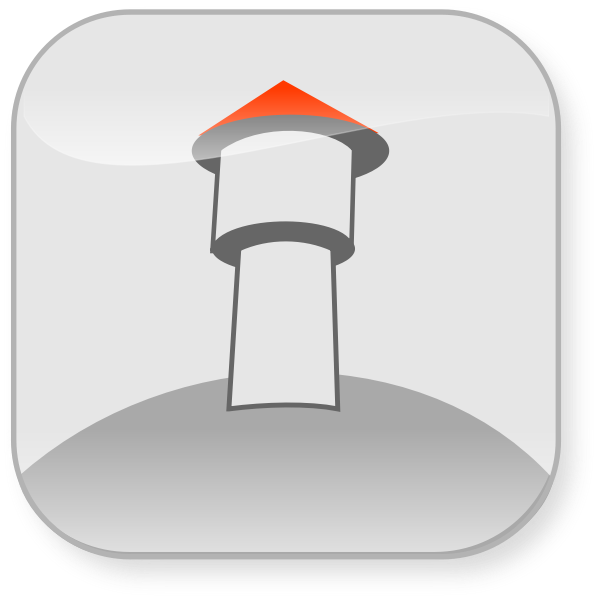 SVG Simple vector drawing of a lighthouse