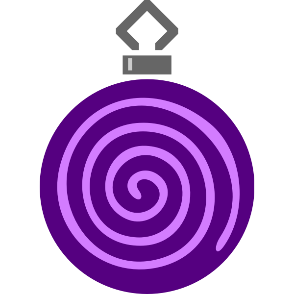 SVG Simple violet buble