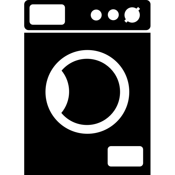 SVG Simple washing machine silhouette