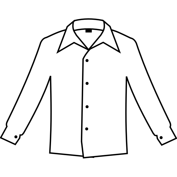 SVG Simple white shirt