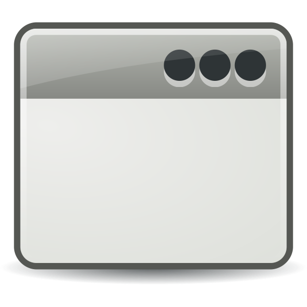 SVG Simple window