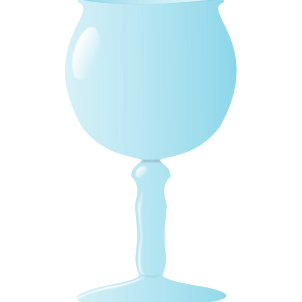 SVG Simple wine glass in vector graphics