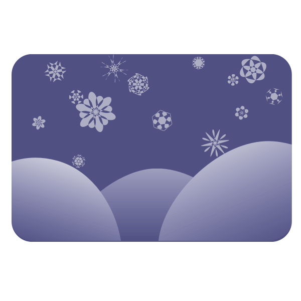 SVG Simple winter vector background