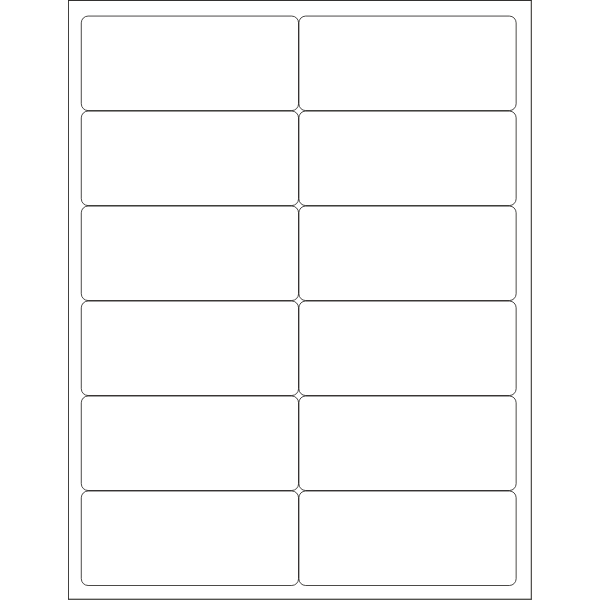 SVG Simple WL-700 labels template vector image