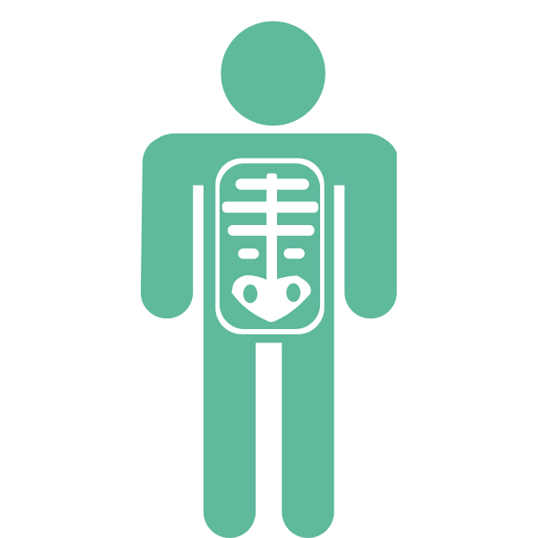SVG Simple X-Ray Man