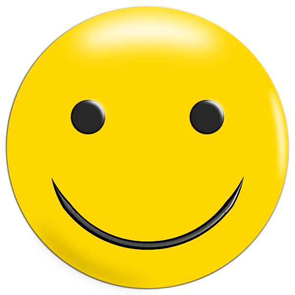 SVG Simple yellow smiley