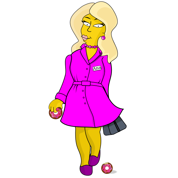 SVG Simpson039s character