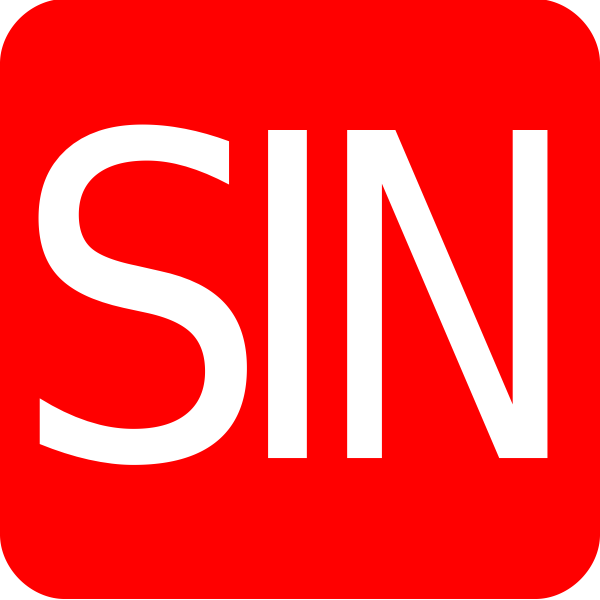 SVG Sin icon