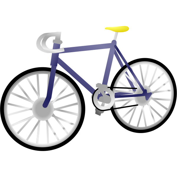 SVG Single speed bicycle vector clip art
