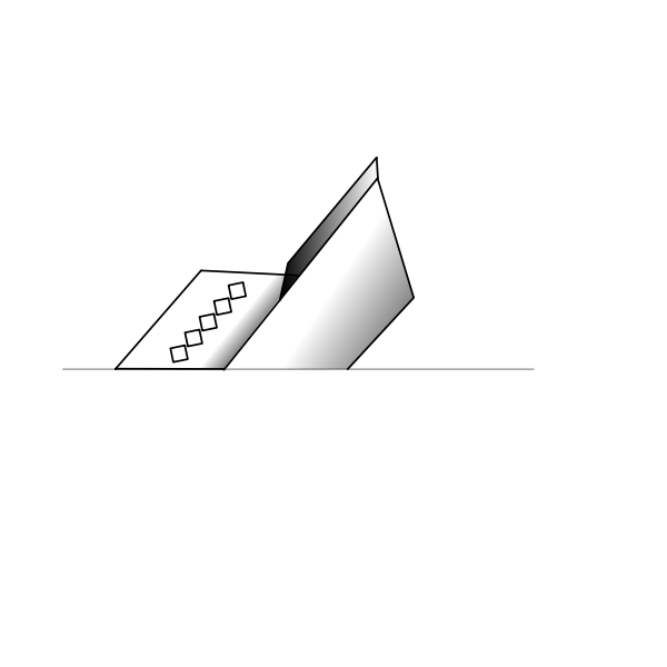 SVG Sinking ship vector image