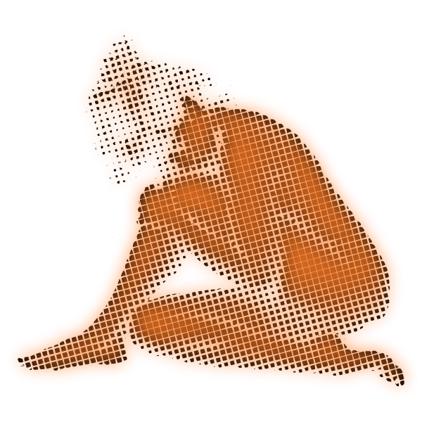 SVG Sitting Woman 10V2
