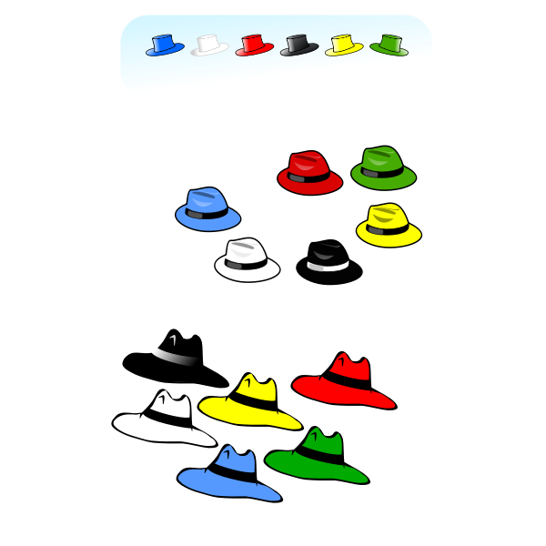 SVG Six Hats